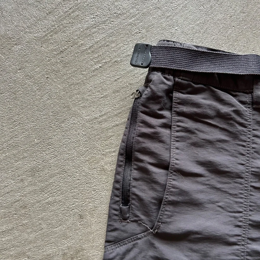 The North Face Cargo Shorts Mens‎ Large Gray Belted Outdoor Hiking